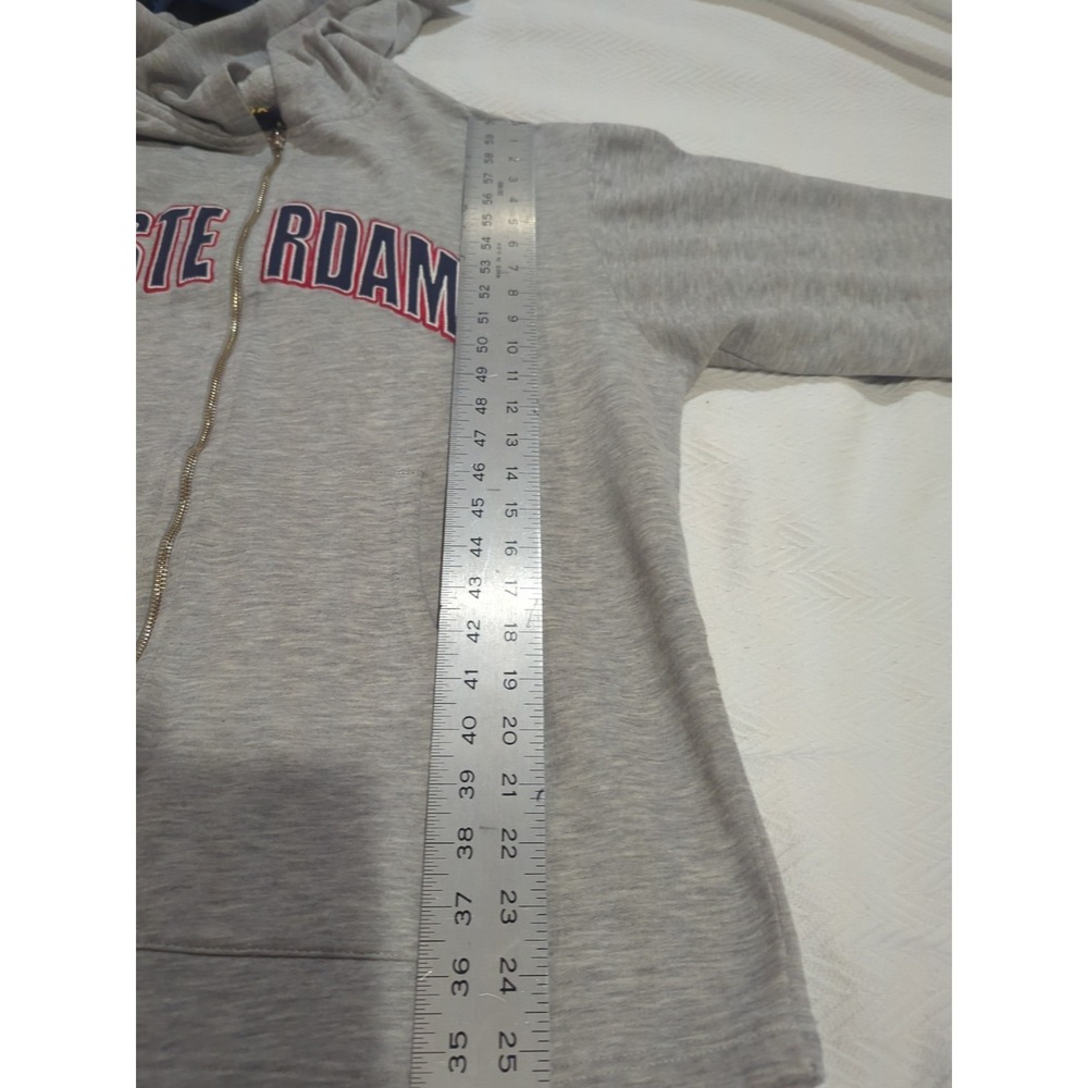 FOX Racing Amsterdam Graphic Zip Hoodie Mens M Gray‎ Motocross Sweatshirt skater - Picture 3 of 9